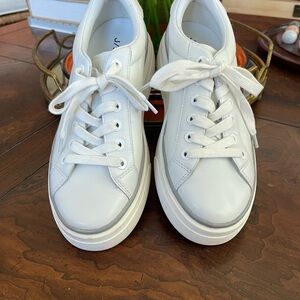 J Slides White Sneakers